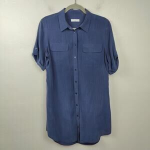 Equipment Blue Mini Dress